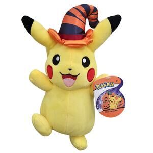 Pokemon Pikachu Halloween Plush 10" Stuffed Animal Nintendo Toy Anime Kidcore